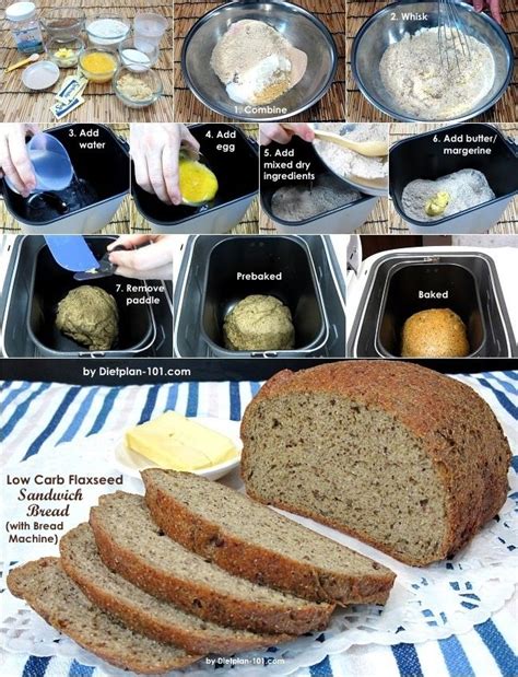 Looking for rye bread machine recipes? Low Carb Flaxseed Sandwich Bread (with Bread Machine ...