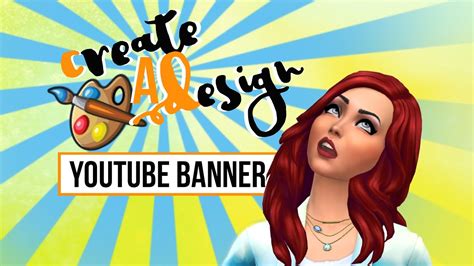 Sims 4 Cad Challenge How I Create Youtube Banner Youtube