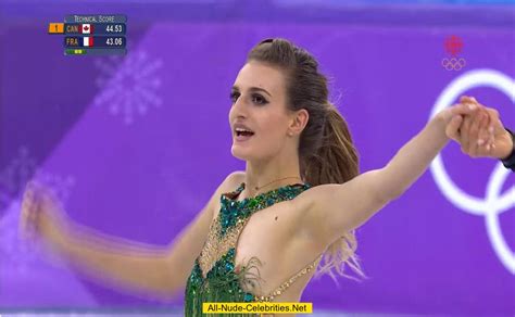Gabriella Papadakis Nipple Slip At Olympic Ice