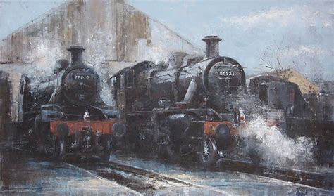 Railway Paintings — Gerald Green Steam Art Train Art Railway