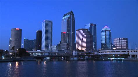 Tampa Skyline Suntrust Financial Centre Convention Center Tampa