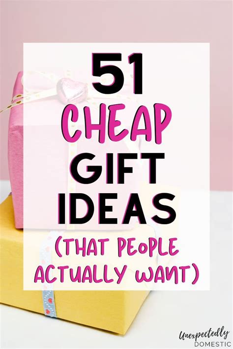 Cheap Creative Gift Ideas Under That People Actually Want