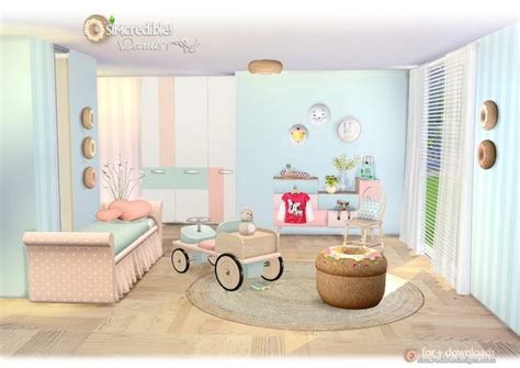 Donuts Kids Bedroom By Simcredible Liquid Sims