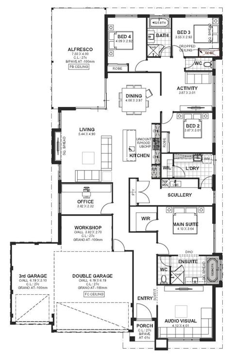 House Plan To Suit M Wide Blocks In Perth If You Re Looking To