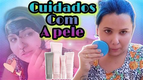 Como Faço Meu Skin Care 💙🥰 Youtube