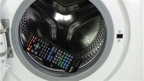 Experiment Test Remote Control In A Washing Machine Remote Control