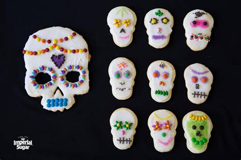 Sugar Skull Sugar Cookies Imperial Sugar