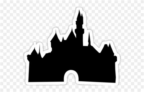 High quality disneyland castle inspired art prints by independent artists and designers from around the world. Sleeping Beauty Clipart Shadow - Walt Disney Castle Silhouette Transparent Background - Png ...