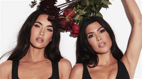 Kourtney Kardashian y Megan Fox el dúo más hot posa en lencería para la marca de Kim Revista