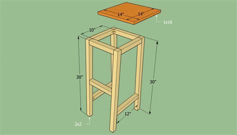 How To Build A Bar Stool Howtospecialist How To Build Step By Step