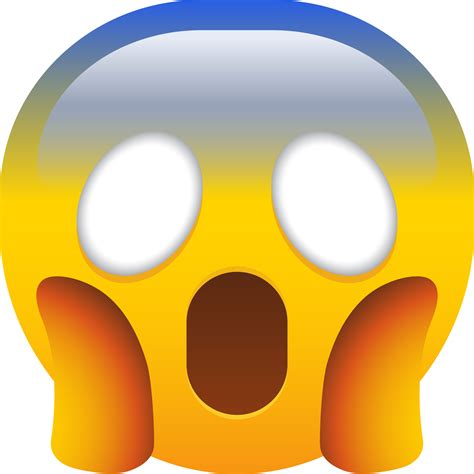 Face Screaming In Fear Emoji 20522279 PNG