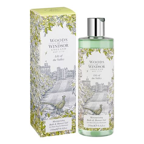 Lily Of The Valley Moisturising Bath And Shower Gel Woods Of Windsor