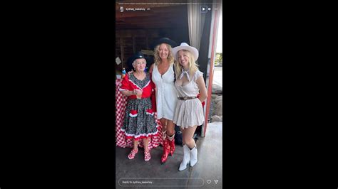 Sydney Sweeney Throws Her Mom A Surprise Hoedown For Her Th Birthday YouTube