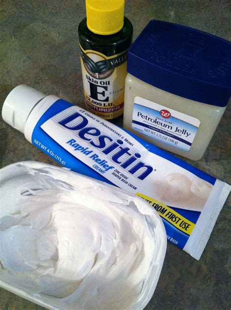 Miracle Cream To Make Use Equal Parts Of Vaseline Desitin And