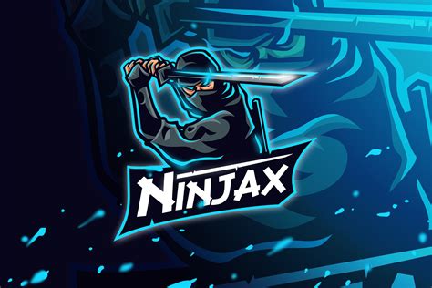 Ninjax Mascot And Esport Logo Creative Logo Templates ~ Creative Market