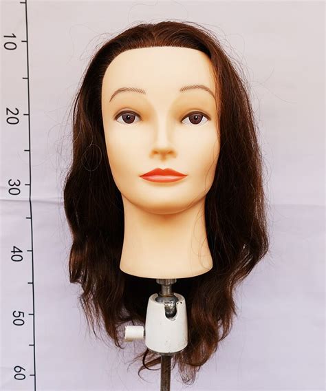 100 Human Hair Mannequin Head Hairdressing Practice Training Doll