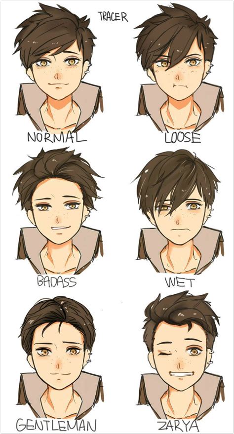 35 Great Style Anime Boy Hairstyle Drawing