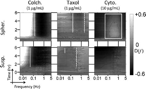 Comparison Of Tissue Response Spectrograms For Umr 106 To Cytoskeletal