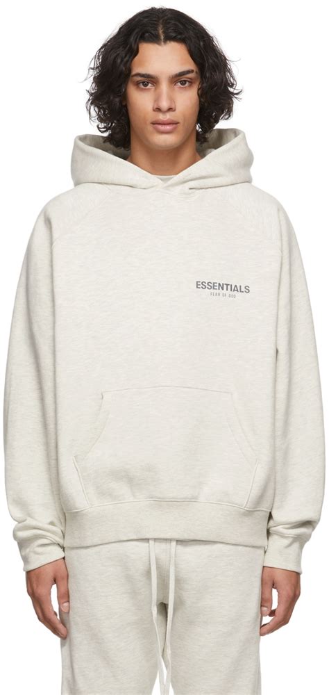 Essentials Grey Pullover Hoodie Smart Closet