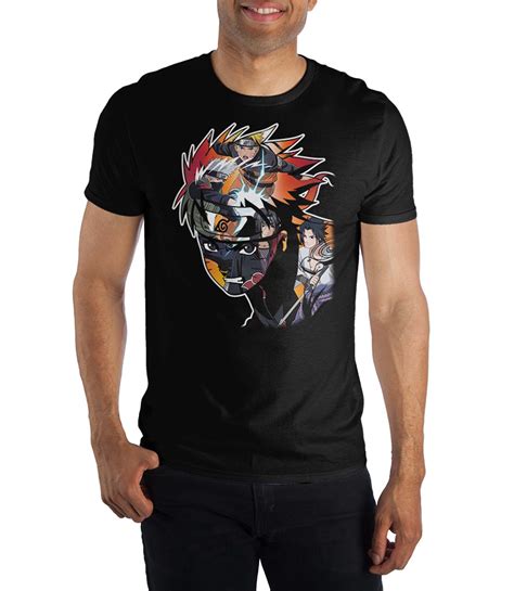 Naruto Shippuden Characters Collage Mens T Shirt