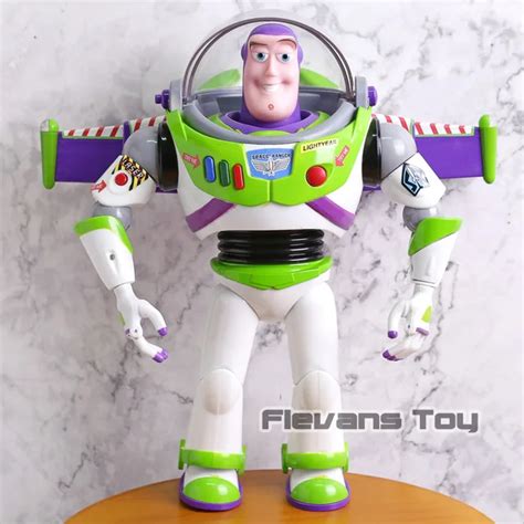 Toy Story 3 Talking Buzz Lightyear Toys Lights Voices Speak English Joint Movable Action Figures