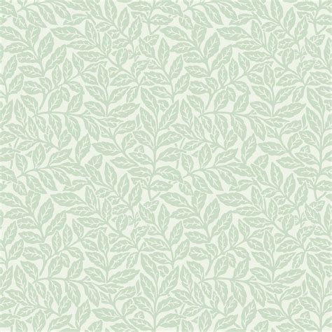 Light Sage Green Small Leaf Pattern Wallpaper Ash Branch