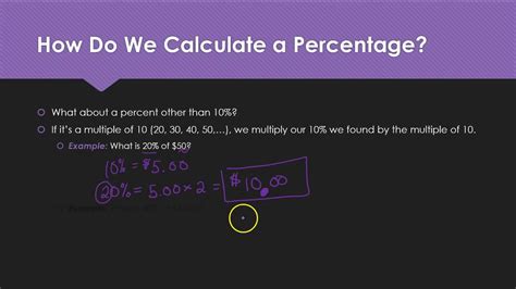 Quickly Calculate Percentages Youtube