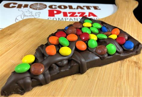 Chocolate Pizza Slice with Candy Toppings - 6 Oz.