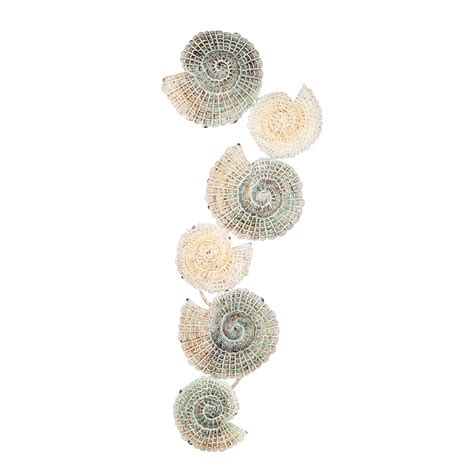 Metal Nautilus Shell Wall Décor Wind And Weather
