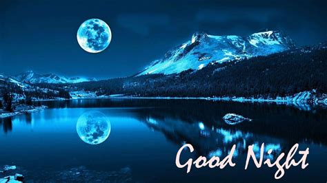 Hd Pics Photos Awesome Good Night Attractive Night Scenery Moon