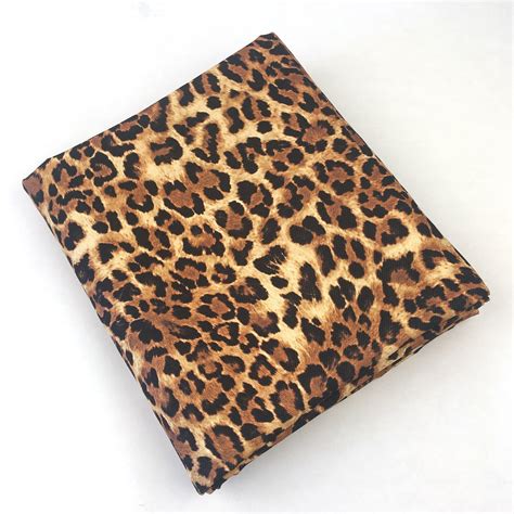 Leopard Print Upholstery Fabric By The Yard Classic Leopard Etsy