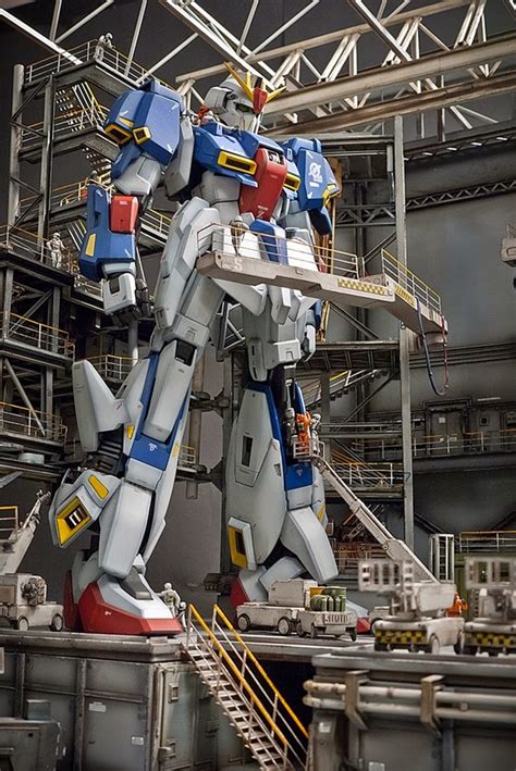 Custom Build 160 Gundam Assemble Plant Hangar Diorama Gundam Kits