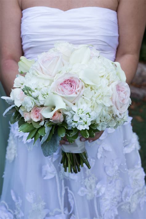 White And Light Pink Bridal Bouquet Bridal Bouquet Pink Bridal
