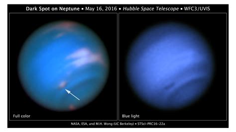 Dark Spot On Neptune Hubblesite