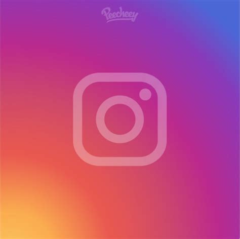 Instagram Logo On Instagram Gradient Background Peecheey
