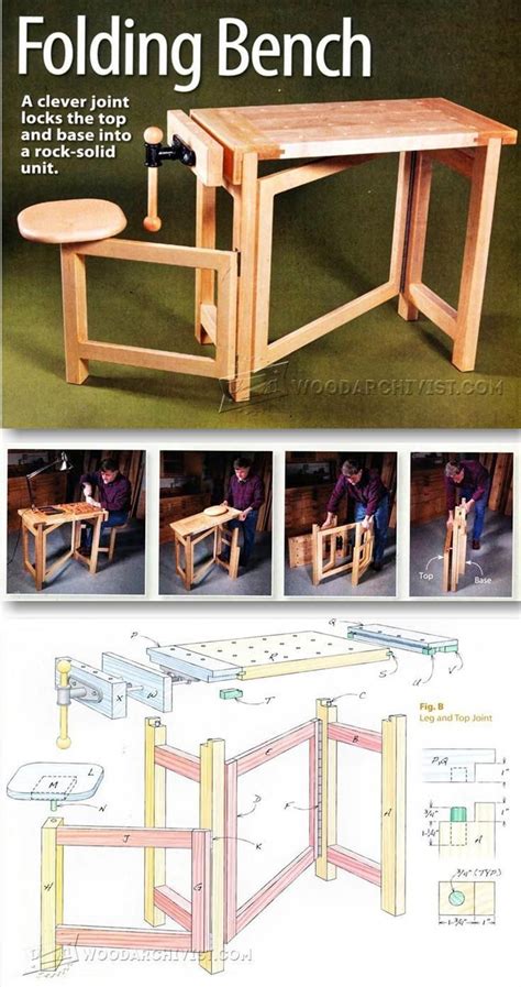 Vouwwerktafel Wood Bench Plans Woodworking Bench Plans Woodworking