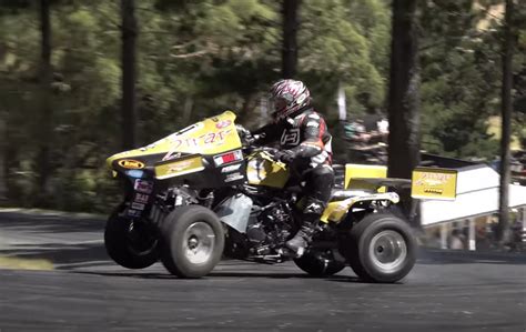 Watch This Insane Racing Quad With Active Aero And Superbike Power