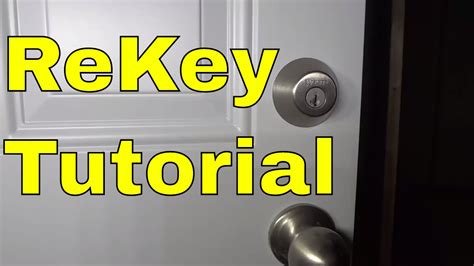 How To Rekey A Weiser Lock Smartkey Tutorial Youtube