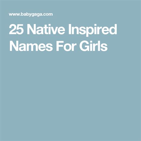 25 Native Inspired Names For Girls Girl Names Inspiration Names