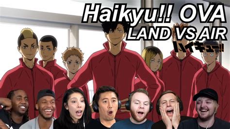 Haikyu Ova Land Vs Air Reactions Great Anime Reactors ハイキュー