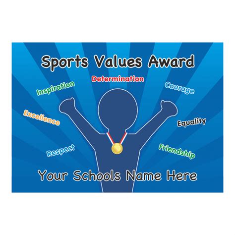 Sports Value Postcards | School Stickers for Teachers