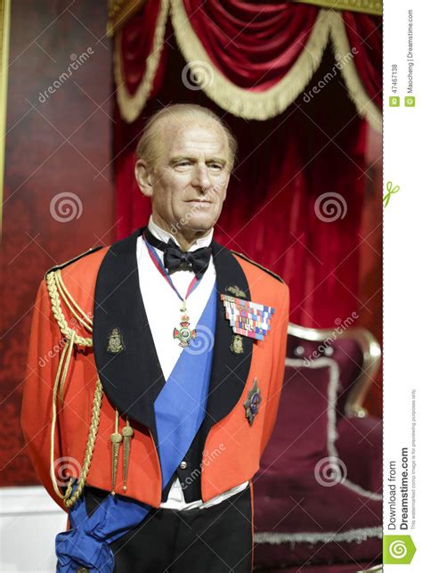 Prinsen Philip, Hertig Av Det Edinburgh Vaxdiagramet Redaktionell Arkivfoto - Bild av stiligt ...