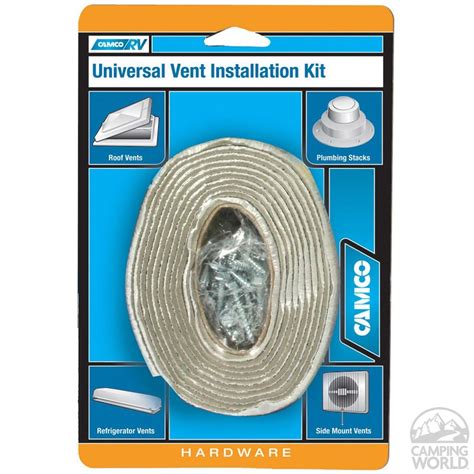 They are also the newer type of roofing for campers and rvs. Universal Vent Installation Kit - Fiberglass/Metal Roofs | Roof installation, Installation, Camco