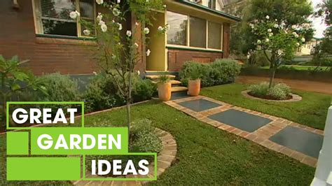 Explore ideas for small front yard landscape design, including plans and pictures. Budget Front Yard Makeover | Gardening | Great Home Ideas - YouTube