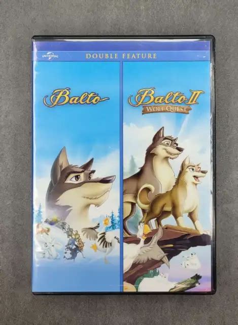 Balto Balto Ii Wolf Quest Double Feature Dvds 798 Picclick