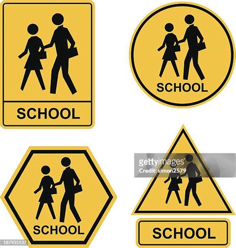 School Zone Sign Photos And Premium High Res Pictures Getty Images