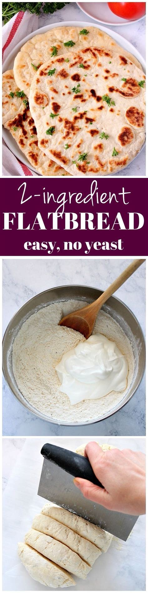 Self rising flour substitute recipe with 3 simple ingredients. 2-Ingredient Flatbread Recipe - easy soft flatbread made ...