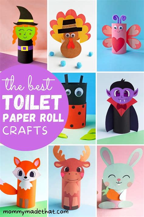 The Cutest Toilet Paper Roll Crafts For Kids