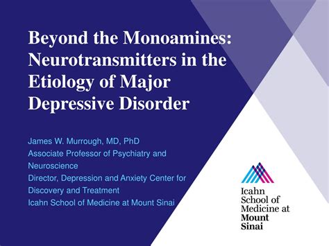 Ppt Beyond The Monoamines Neurotransmitters In The Etiology Of Major