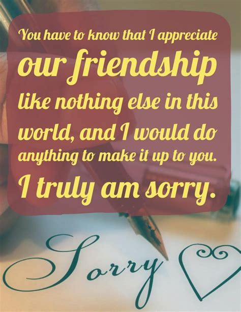 Forgive Me Sample Apology Letters To A Good Friend Friendship